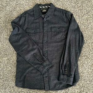 VANS Button down Long Sleeve. Dark Gray